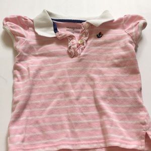 Little girls wonderkids polo shirt 3t